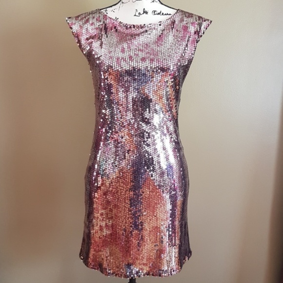 EXeLOSION Dresses & Skirts - EXeLOSION Party Evening Sequin Dress Size M